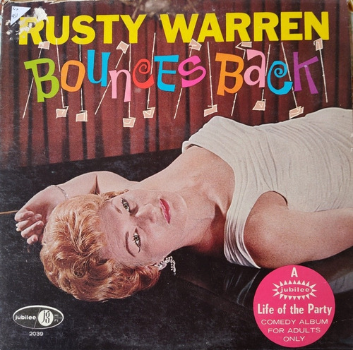 Vinilo Lp 12 Rusty Warren -- Bounces Bac (xx1043..