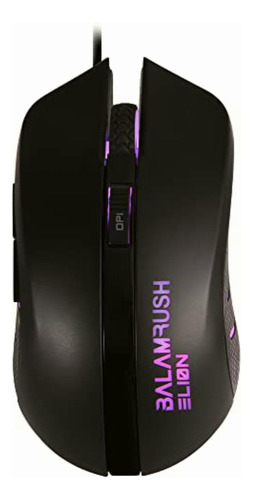 Mouse Gamer Elion Gm330 3200 Dpi Led Usb 4 Niveles 5 Botones