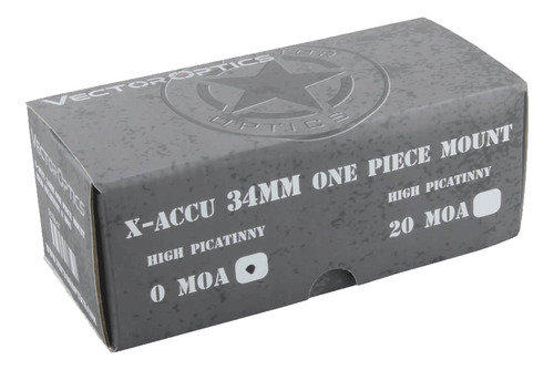 Mount Cantilever 34mm Trilho 21mm Perfil Alto Vector Sctm-57