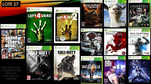 Left4dead Juegos Xbox Originales 