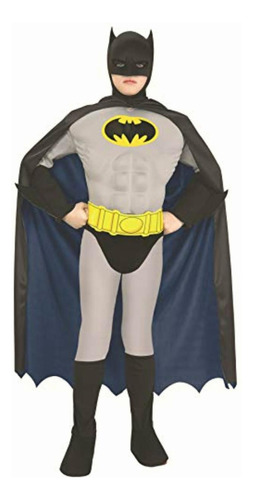 Dc Comics Deluxe Batman Muscle Chest Costume Toddler/child
