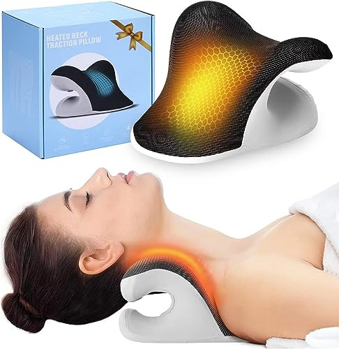 Liipoo Heated Neck Stretcher With Magnetic Therapy Pillowcas