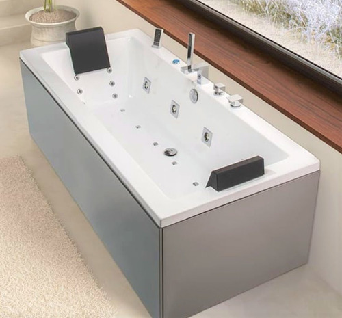 Imagen 3 de 10 de Jacuzzi Max Minimalista 180x80 14 Jet 1,5 Hp 2 Almohadas Kit