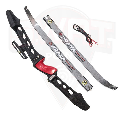 Imagen 4 de 10 de Arco Recurvo Prana Td5 Regulable + 3 Flechas Fibra