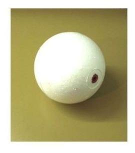 Imagen 1 de 1 de Boya Telgopor Para Flotante Tanque Ø 1 Pulgada