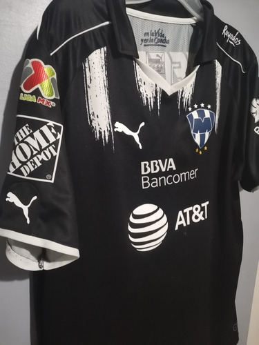 Jersey Rayados Funes Morí Puma Versión Jugador Xxl