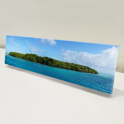 Cuadro Mdf Los Roques 14 Medidas 40 X 10 Cm Foto Canvas