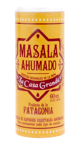 Mezcla De Especies Picante Masala Ahumada X 60 Gr.