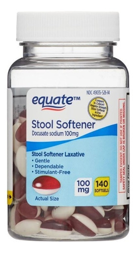 Complejo Digestivo Stool Softner Laxante Docusato Sodio 100m Sabor Neutro