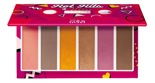 Paleta De Sombras De Ojos Avon Hot Hits 6 Tonos Cálidos Ct