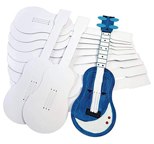 Decorate Your Own Guitars Juego De 12 Robustas Guitarra...