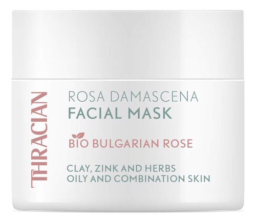 Thracian Bio Rosa - Mascara Facial De Damascena, Mascarilla