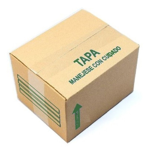 25 Cajas Cartón Doble Corrugado Kraft Medida 38x28x23cm C15a