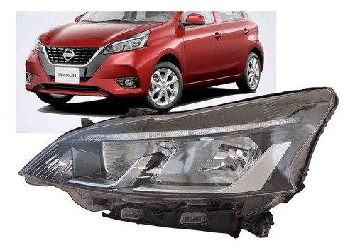 Faro Nissan March 2021 2022 2023 Izquierdo Original Usado