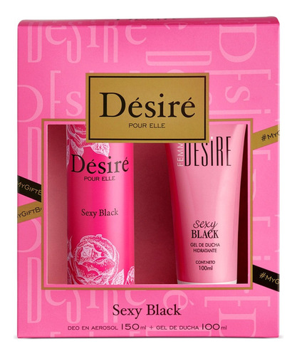 Desire Pour Elle 150ml + 100g Body Fragancia Rosa