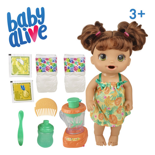 Baby Alive Misturinha Sabor Tropical Morena - Hasbro E6944