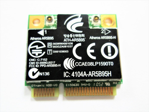 Tarjeta Wireless Hp Cq56 Atheros Ar5b95