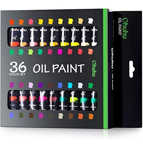 Juego De Pintura Al Oleo Con 36 Colores 12 Ml 0.4 Oz En Tubo