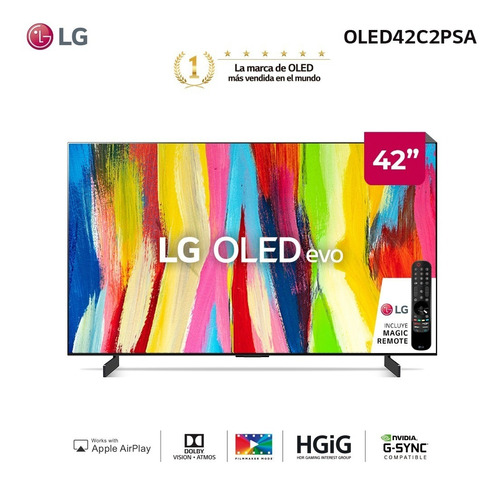 LG Oled 4k 42 Oled42c2psa Ai Smart Tv