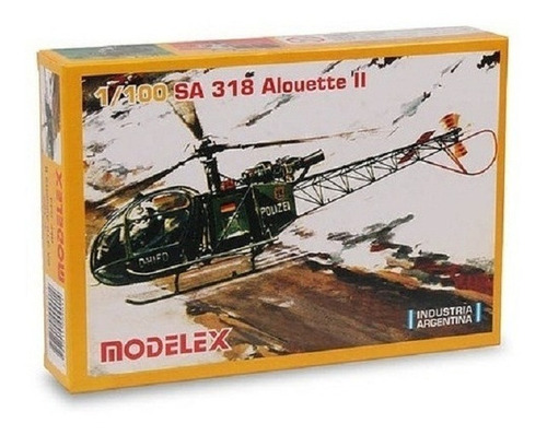 Modelex Aviones 1/100 Sa 318 Alouette 2 Local  Devoto/envios