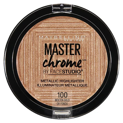 Iluminador Facial Maybelline Master Chrome Metallic - 6.7g Tono del iluminador Molten gold