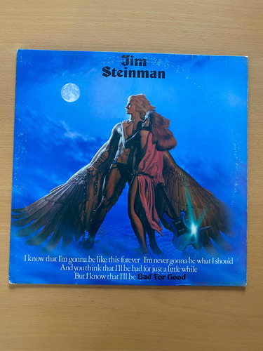 Jim Steinman Bad For Good Vinilo Usa Original