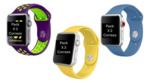 Correa Para Apple Watch Silicona Nylon Todas Tallas Y Series