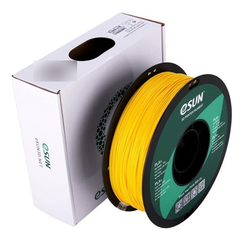 Filamento 3D PLA+ Esun de 1.75mm y 1kg green