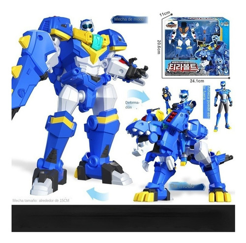 Mini Agent Super Dinosaur Force 2 Mecha Warrior De Juguete P