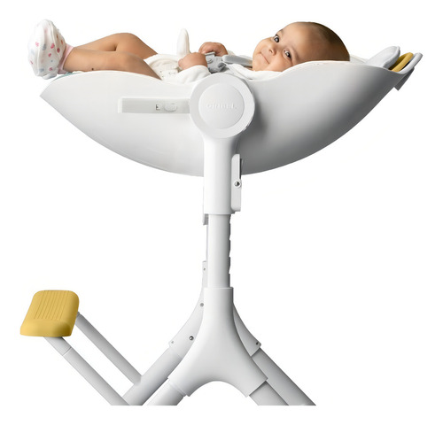 Silla Periquera Bebé Oribel Cocoon Z Elegante Y Reclinable Amarillo