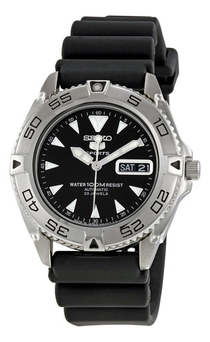 Relógio esportivo masculino Seiko Snzb33j2 5 com pulseira C