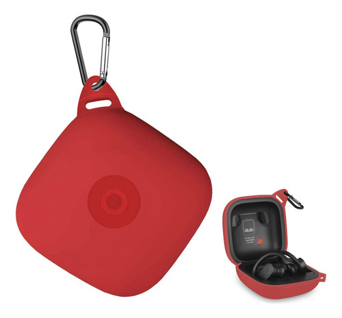 Funda Protectora De Silicona Roja Para Beats Powerbeats Pro