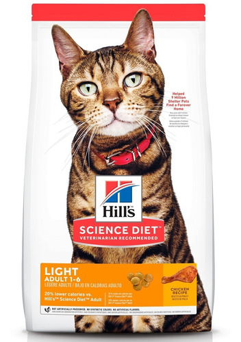 Alimento Gato Hills Light 3,2 Kg + Envío / Mundo Mascota