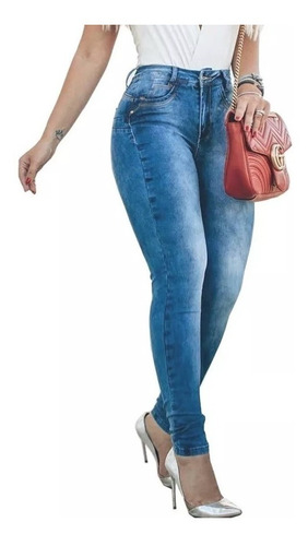 calça jeans preta feminina cintura alta mercado livre