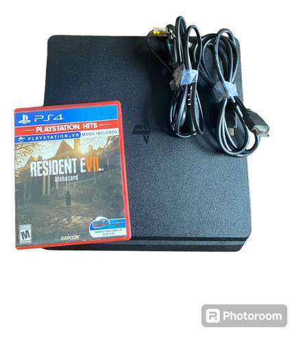 Playstation 4 Slim-1 Tb +juego Resident Evil 7 + Control