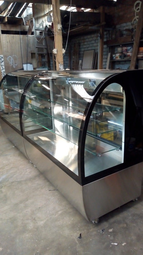 Vitrina Exhibidora Tortas Y Postres Acero Inoxidable