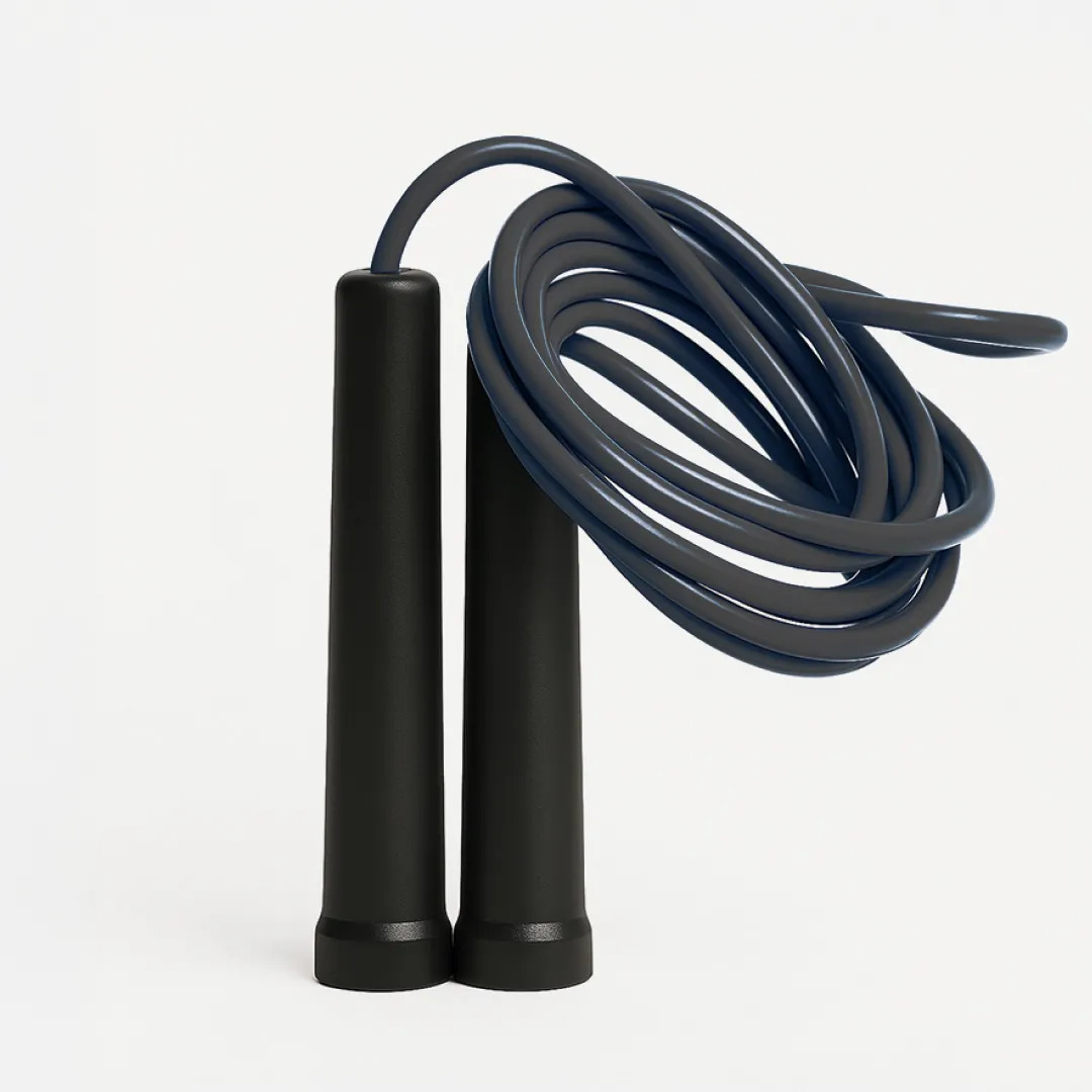 Ultrafit Soga Saltar Pvc Regulable Boxeo Entrenamiento Gym Negro