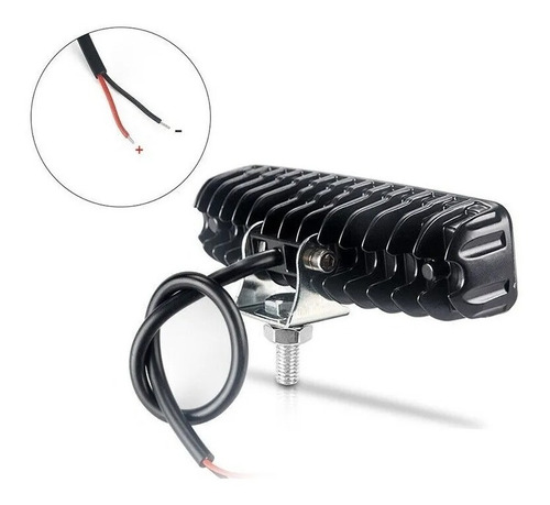Faro Auxiliar Barra 6 Led 18w Flood 4x4 Moto Cuatri Potencia