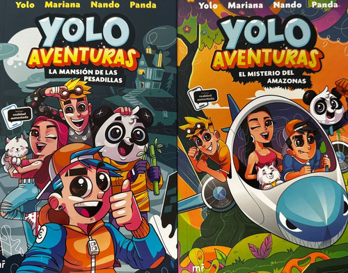 Pack Yolo Aventuras 1 Y 2 - Mariana / Nando Panda - 2 Libros