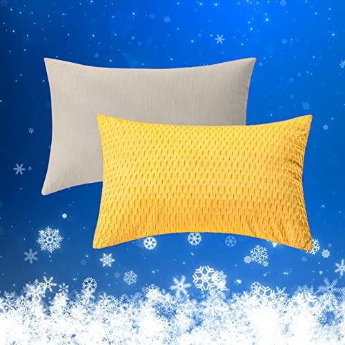 3d Waffle Cooling Pillow Cases, Cooling Pillow Cases Fo...