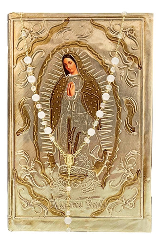 Biblia Boda Matrimonio + Incluye Rosario Virgen Guadalupe Av