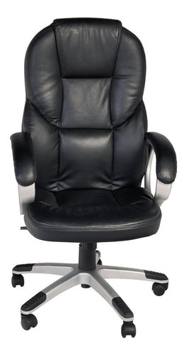 Cadeira Executiva Luxo Presidente Braço Ergonômico Premium Cor Preto Material Do Estofamento Couro Sintético
