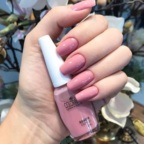 Esmalte Colorama Boneca Cremoso Longa Duração Cor Rosa
