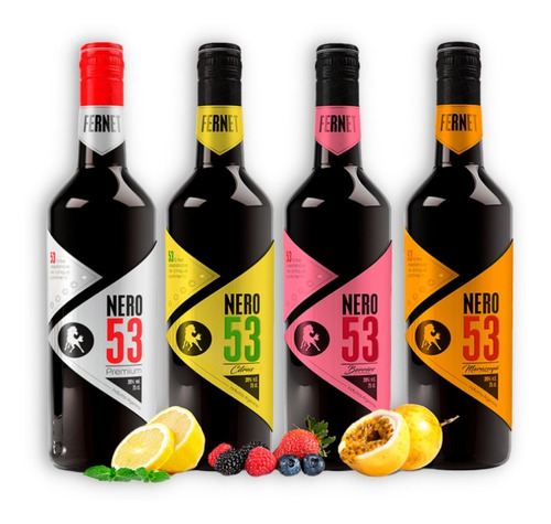 Mix Nero 53 1 Maracuyá + 1u Citrus + 1u Berries + 1u Premium