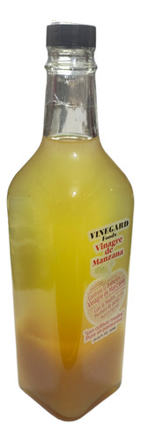 Pack Vinagre De Manzana Artesanal 750 Ml Vinegard En Vidrio
