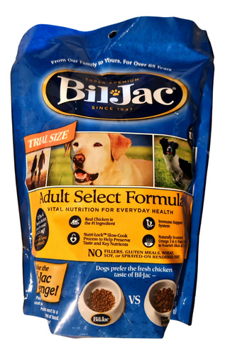 Bil-jac Alimento Perro Adulto Formula Selecta 453g