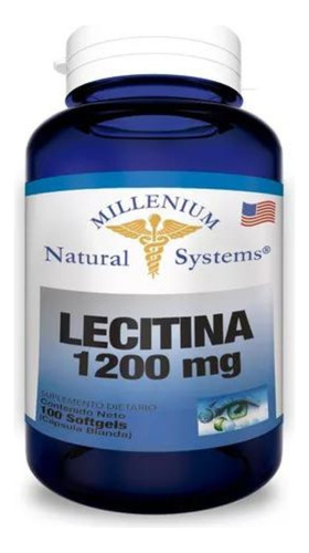 Lecitina De Soya 1.200mg X100 Natur - Unidad a $335