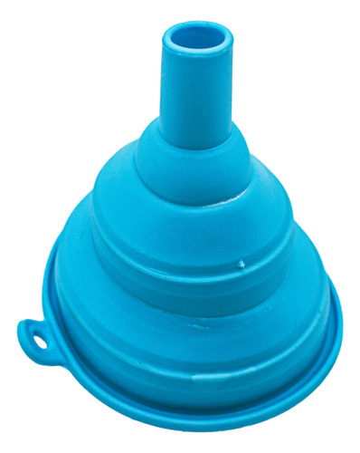Embudo Plegable Silicona Cocina Portátil Polvos Agua 4 Pzs