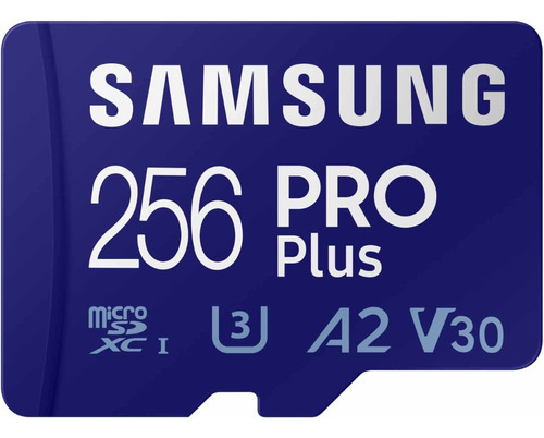 Tarjeta Microsd Samsung Pro Plus 256 Gb Con Adaptador Nueva.