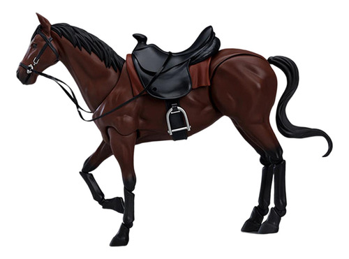 Modelo De Figura De Caballo A Escala 1/12, Accesorio Marrón